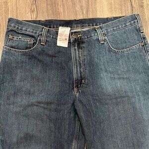 Carhartt Men's Straight Blue Jeans